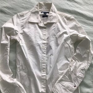 Tommy Hilfiger White Long Sleeve Button Down
